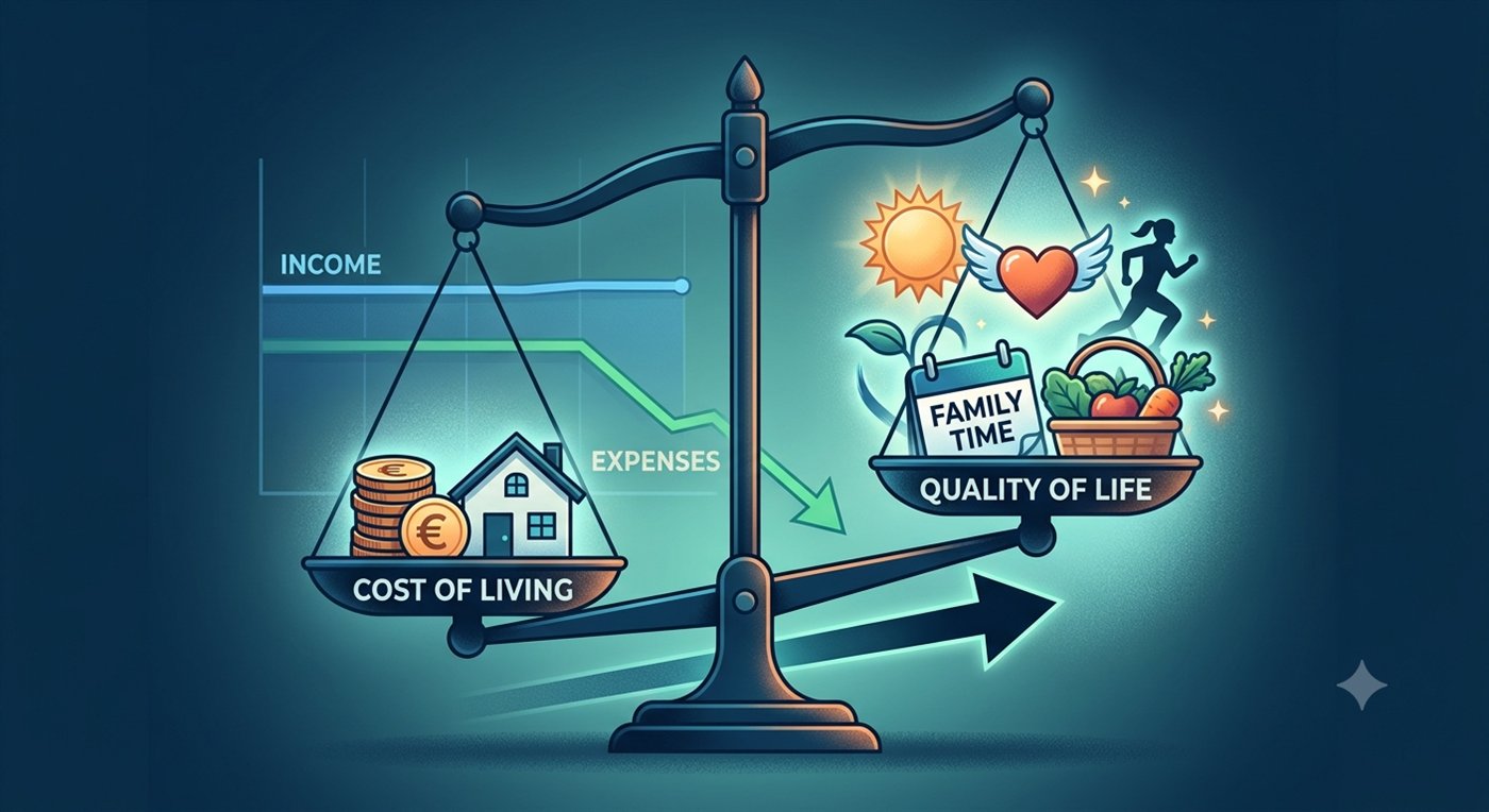 The expat ledger: what changed when the same salary moved to Portugal